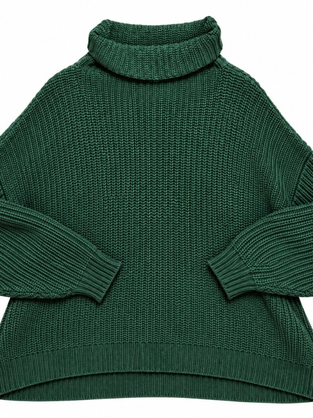 Green Chunky Knit Oversized Small Free People Sweater